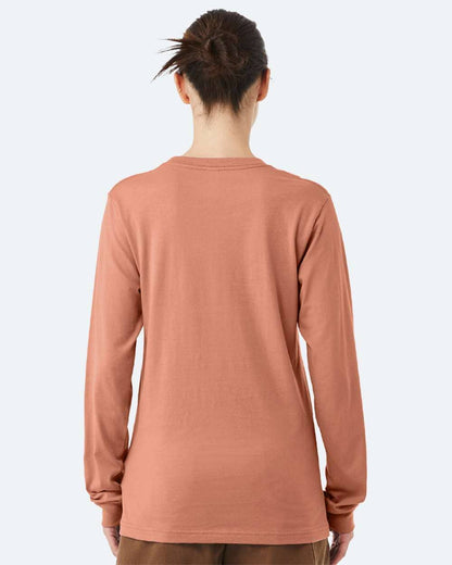 Unisex Soft Cotton Long Sleeve Tee | Bella + Canvas