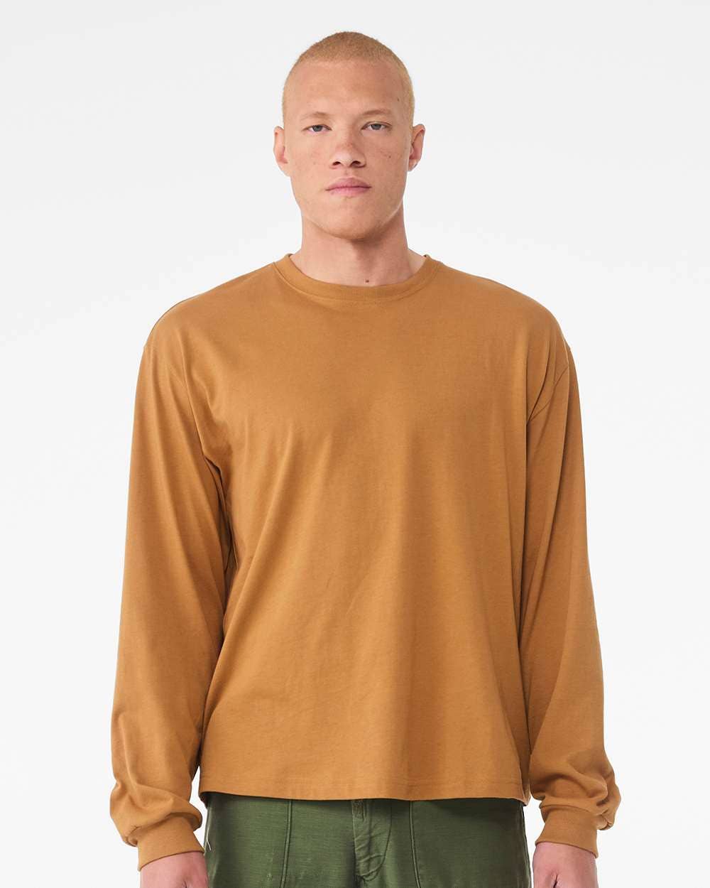 BELLA + CANVAS Heavyweight Long Sleeve Tee Relaxed Fit