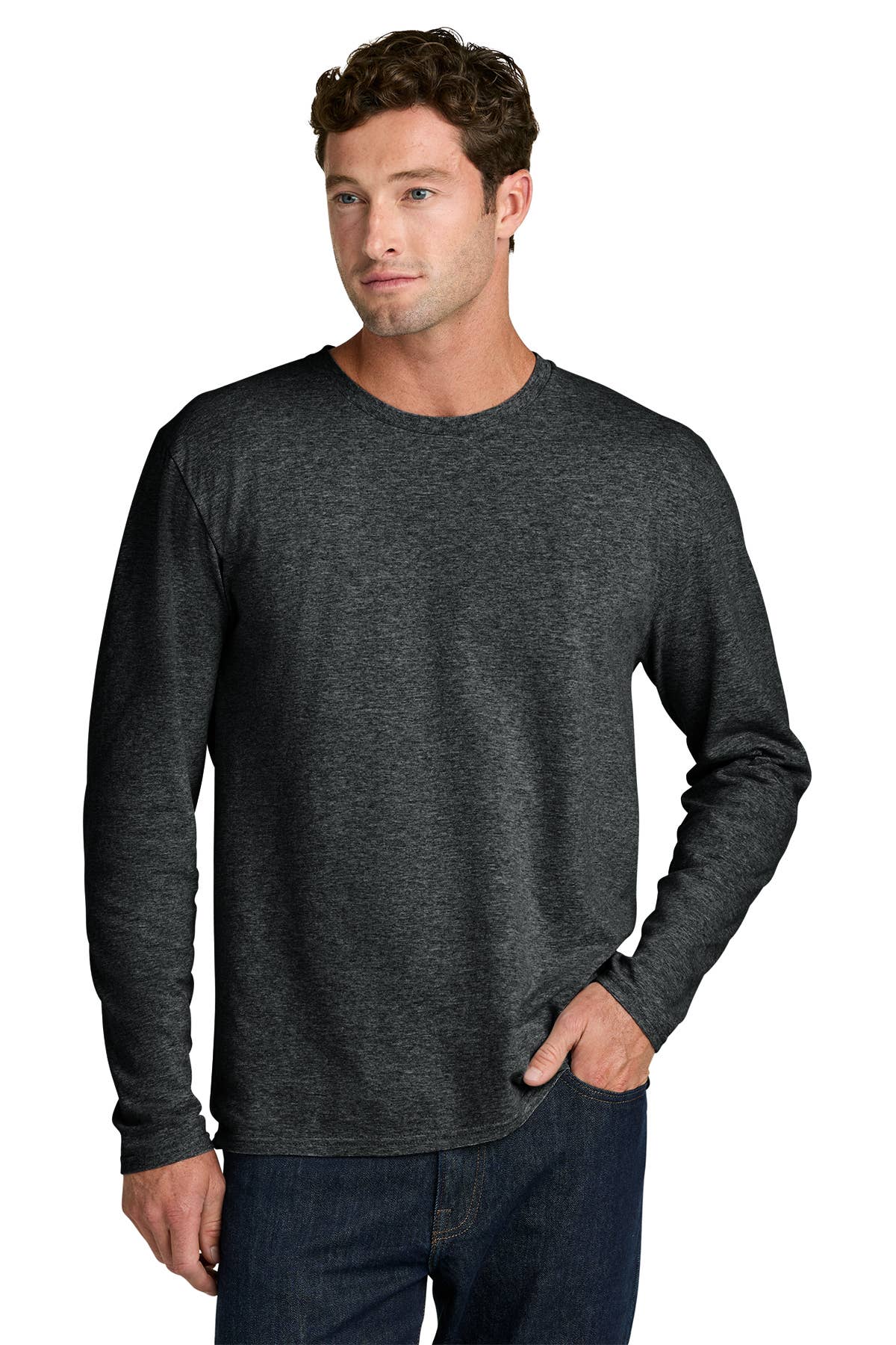 Lightweight Cotton Long Sleeve Tee for Brands Teams & Events
