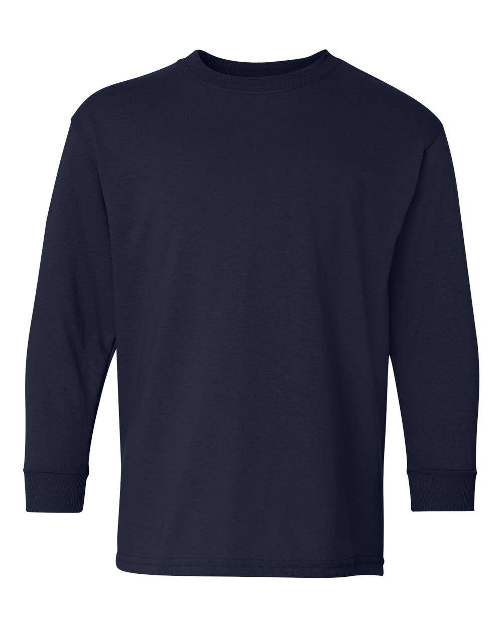 Youth Heavy Cotton Long Sleeve Tee | Soft Durable Comfort