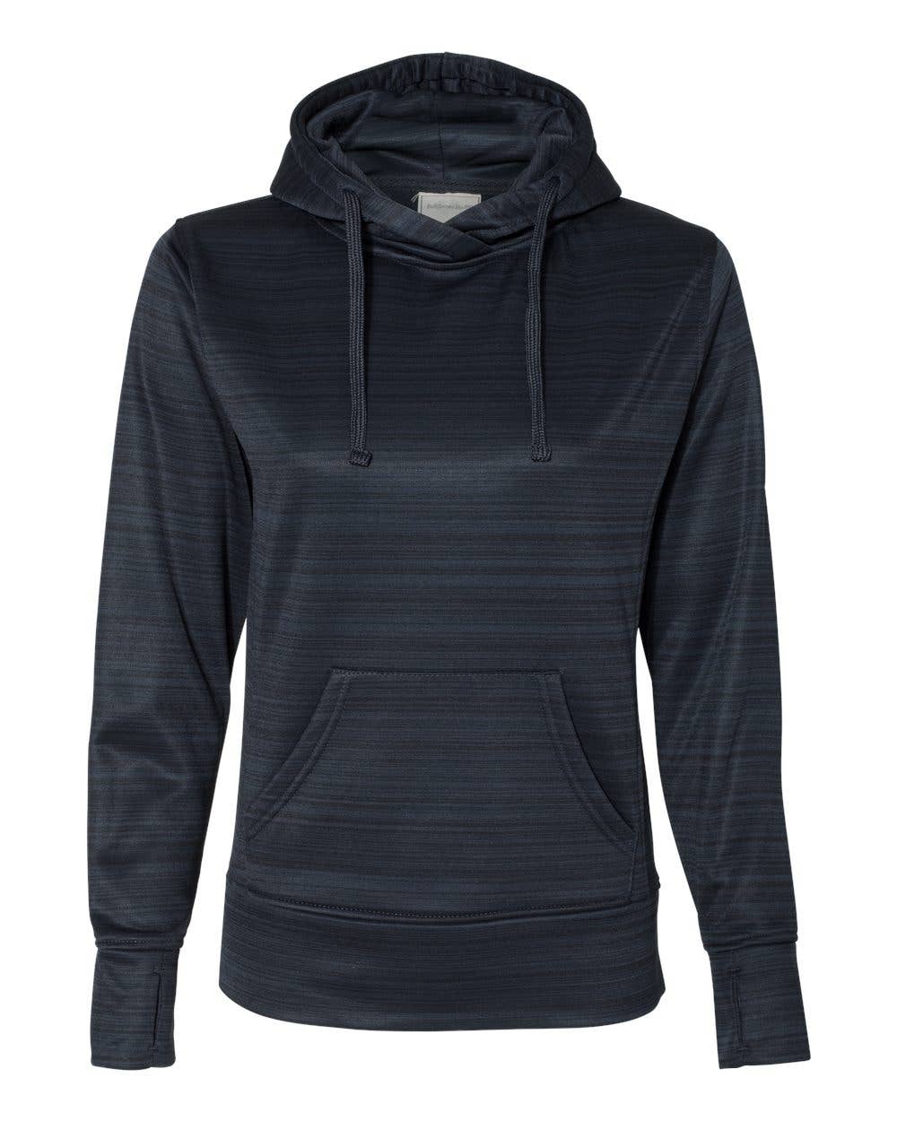 Women’s Performance Fleece Hoodie | Soft Striped Pullover wi