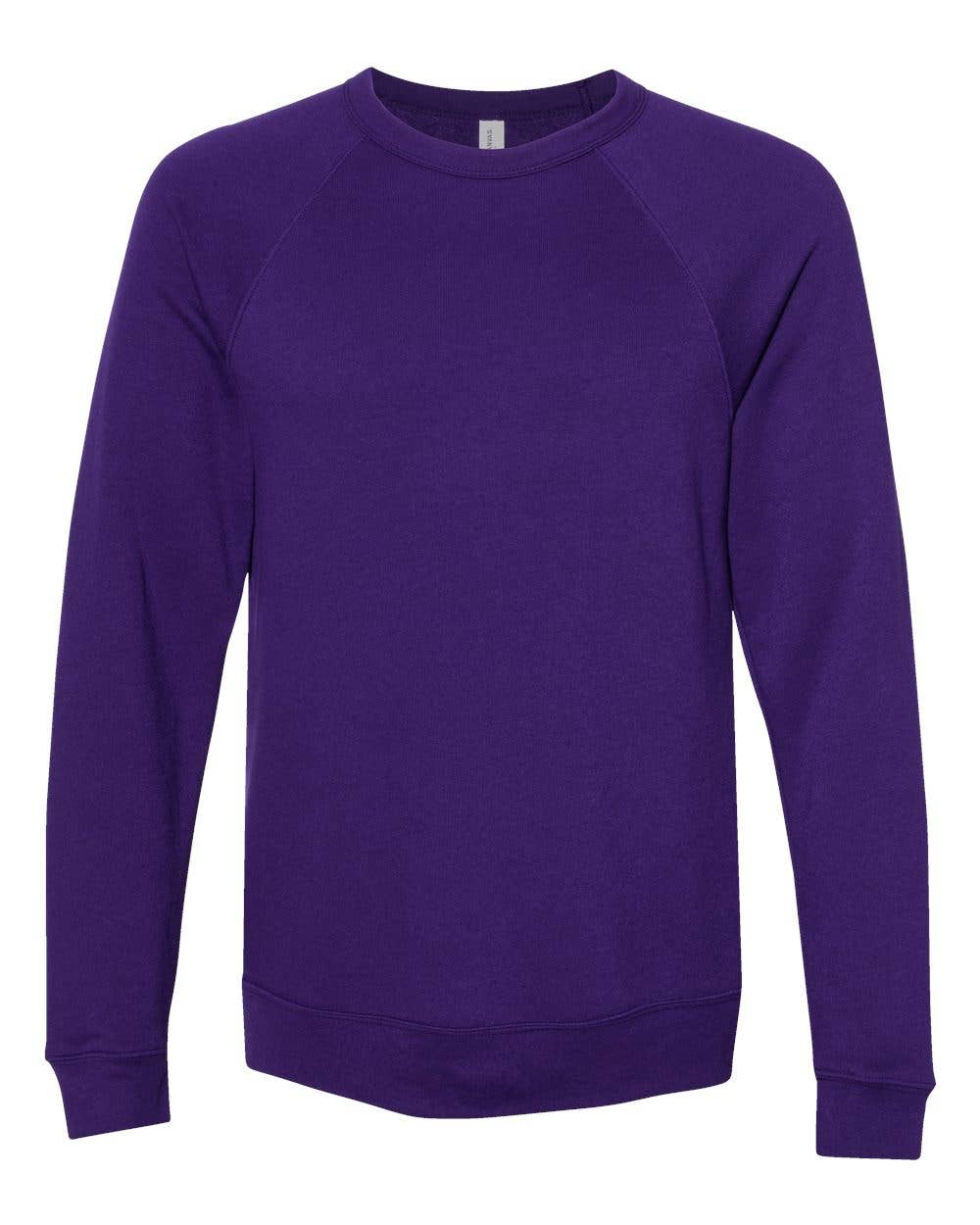 Bella+Canvas 3901 Unisex Sponge Fleece Crewneck
