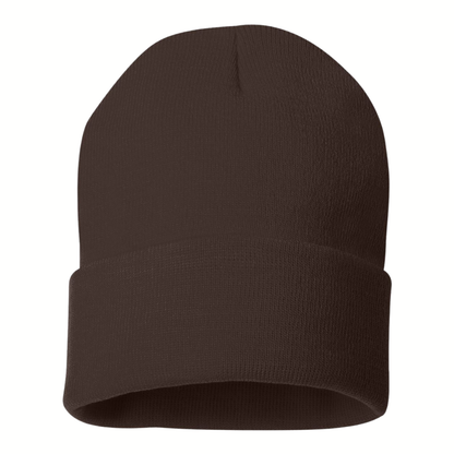 Premium 12” Cuffed Knit Beanie – Warm, Soft & Unisex Winter
