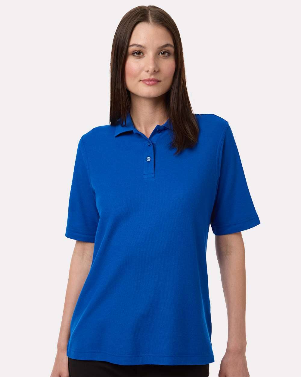Women’s Classic Fit Pique Polo – Soft Cotton Blend
