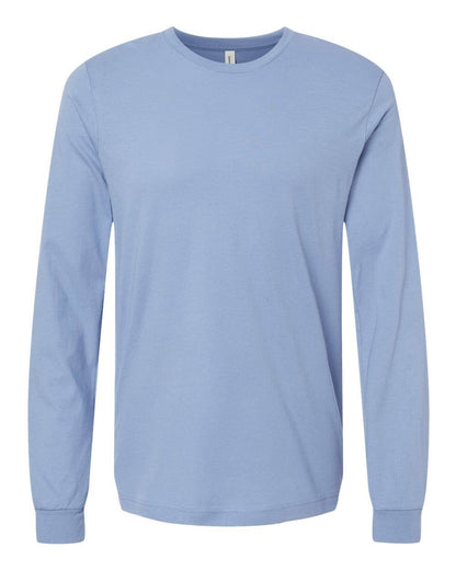 Unisex Soft Cotton Long Sleeve Tee | Bella + Canvas