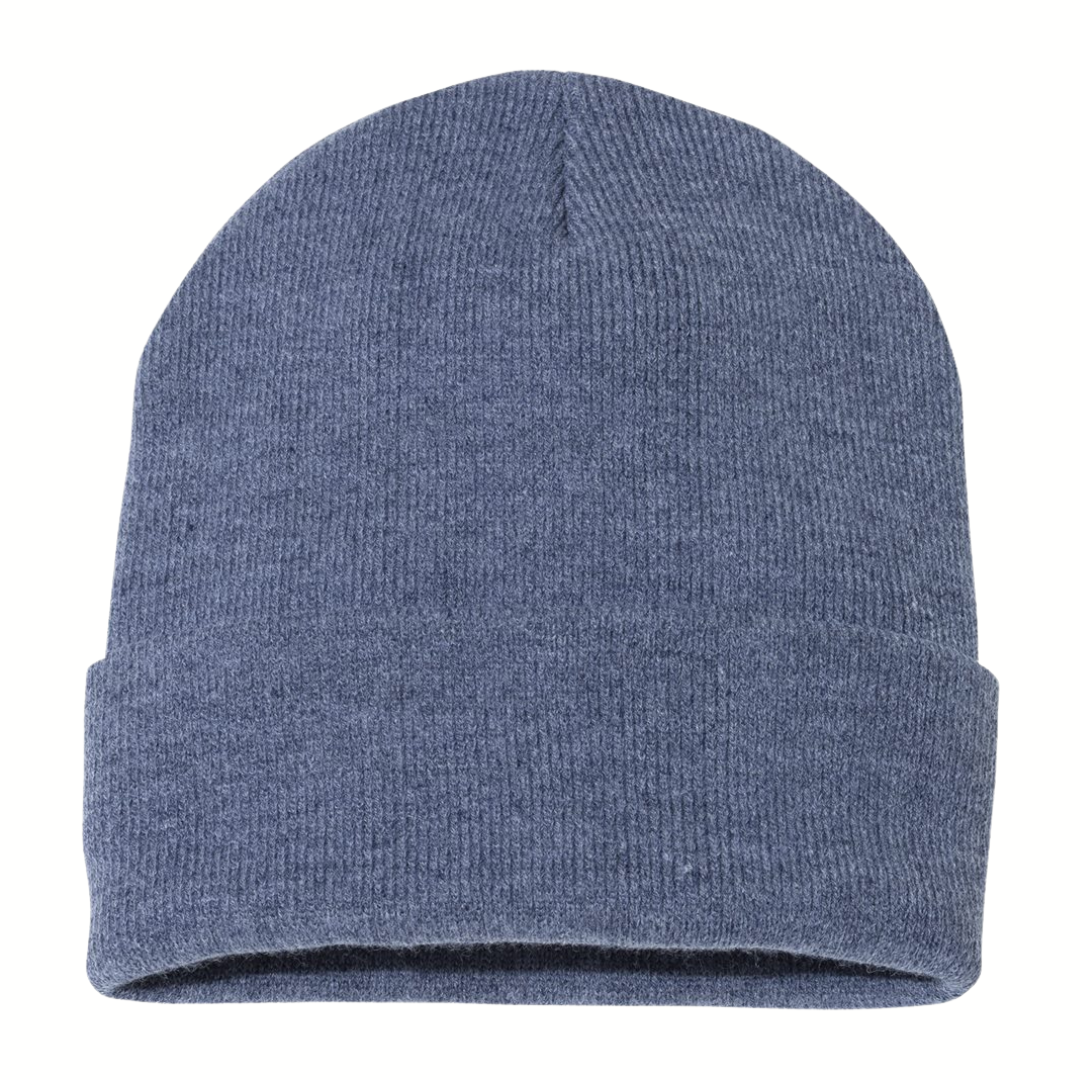 Premium 12” Cuffed Knit Beanie – Warm, Soft & Unisex Winter