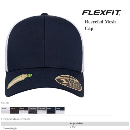 Flexfit 110R® Recycled Mesh Cap | Adjustable Snapback Hat
