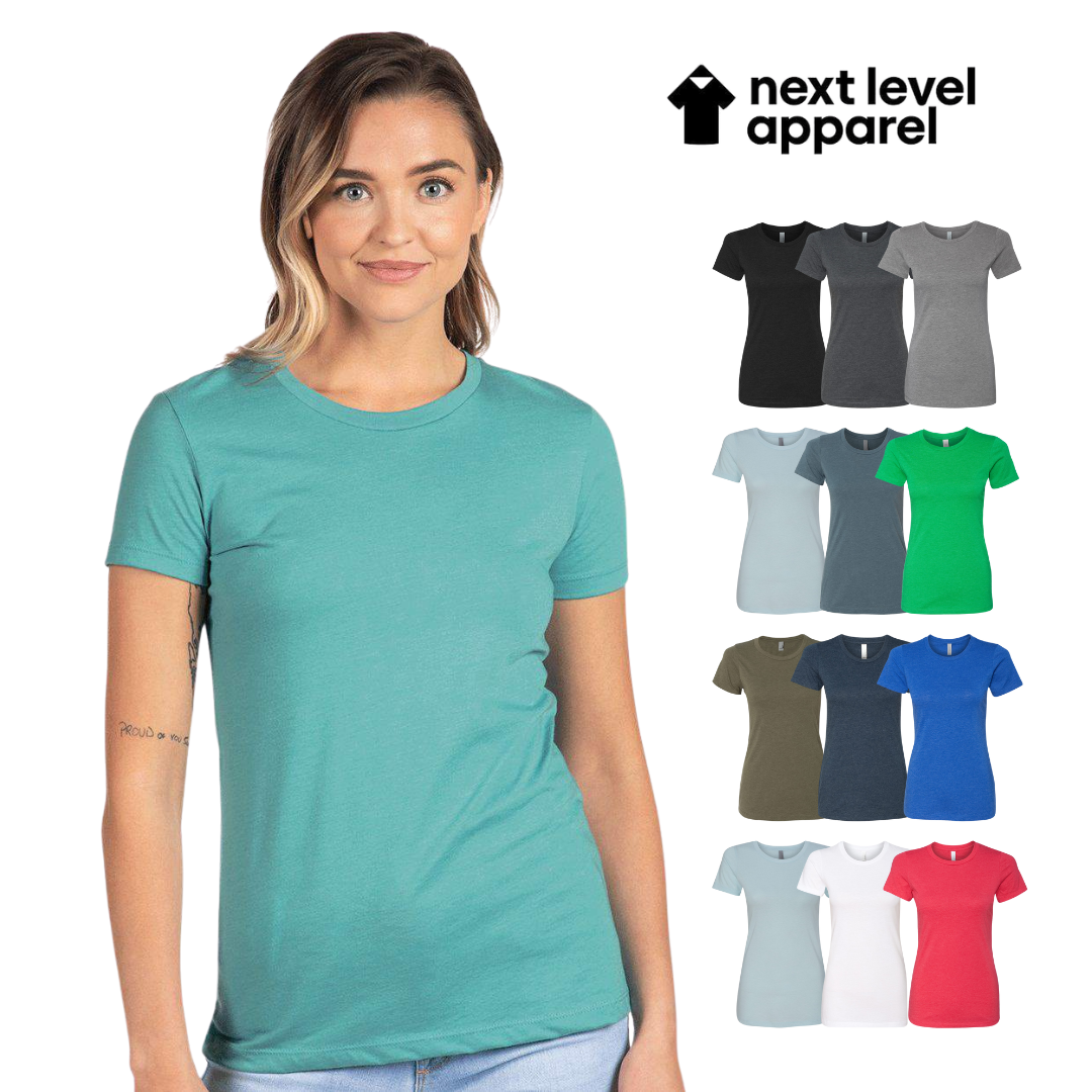 Next Level Women’s Soft CVC Fitted T-Shirt – Lightweight