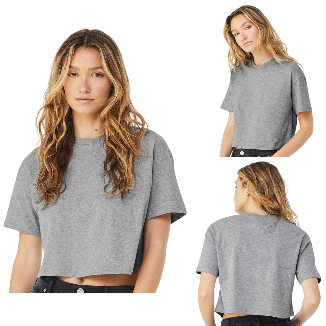 Women’s Jersey Crop Everyday Tee | Soft Mid-Length Top