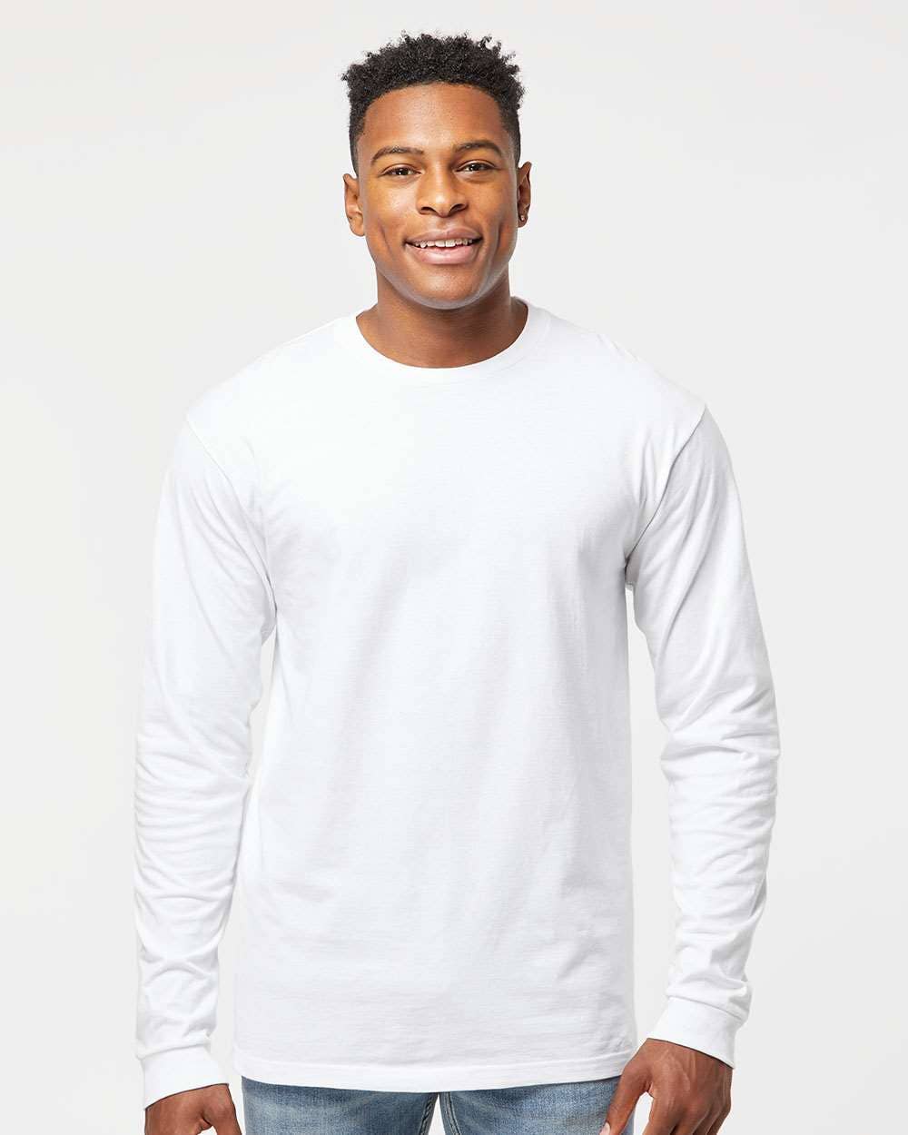 Long Sleeve Top | Heavyweight Cotton Jersey Tee