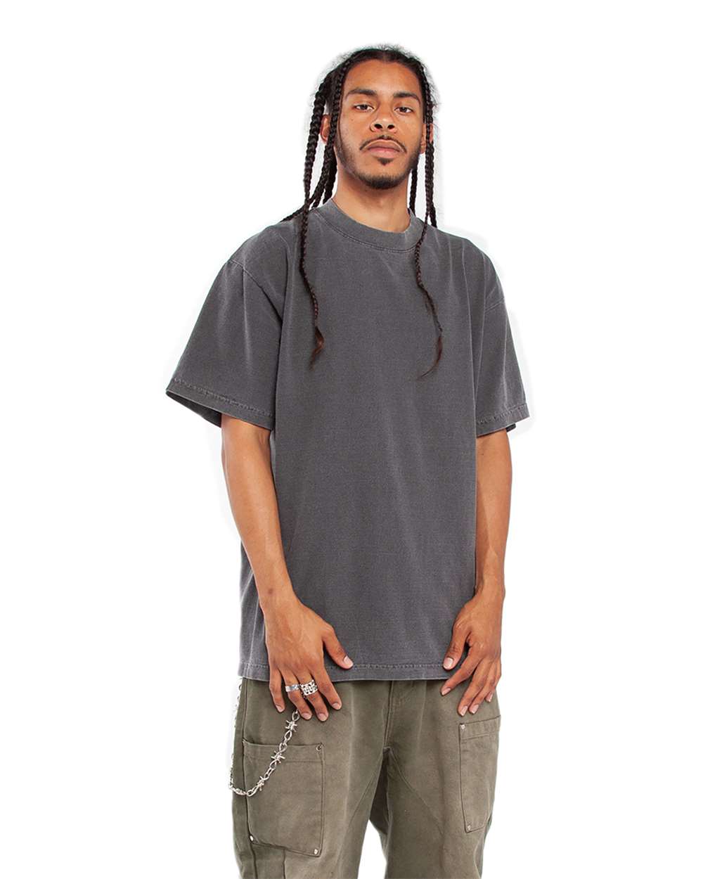 Premium Pigment-Dyed T-Shirt – Heavy Cotton Oversized Fit