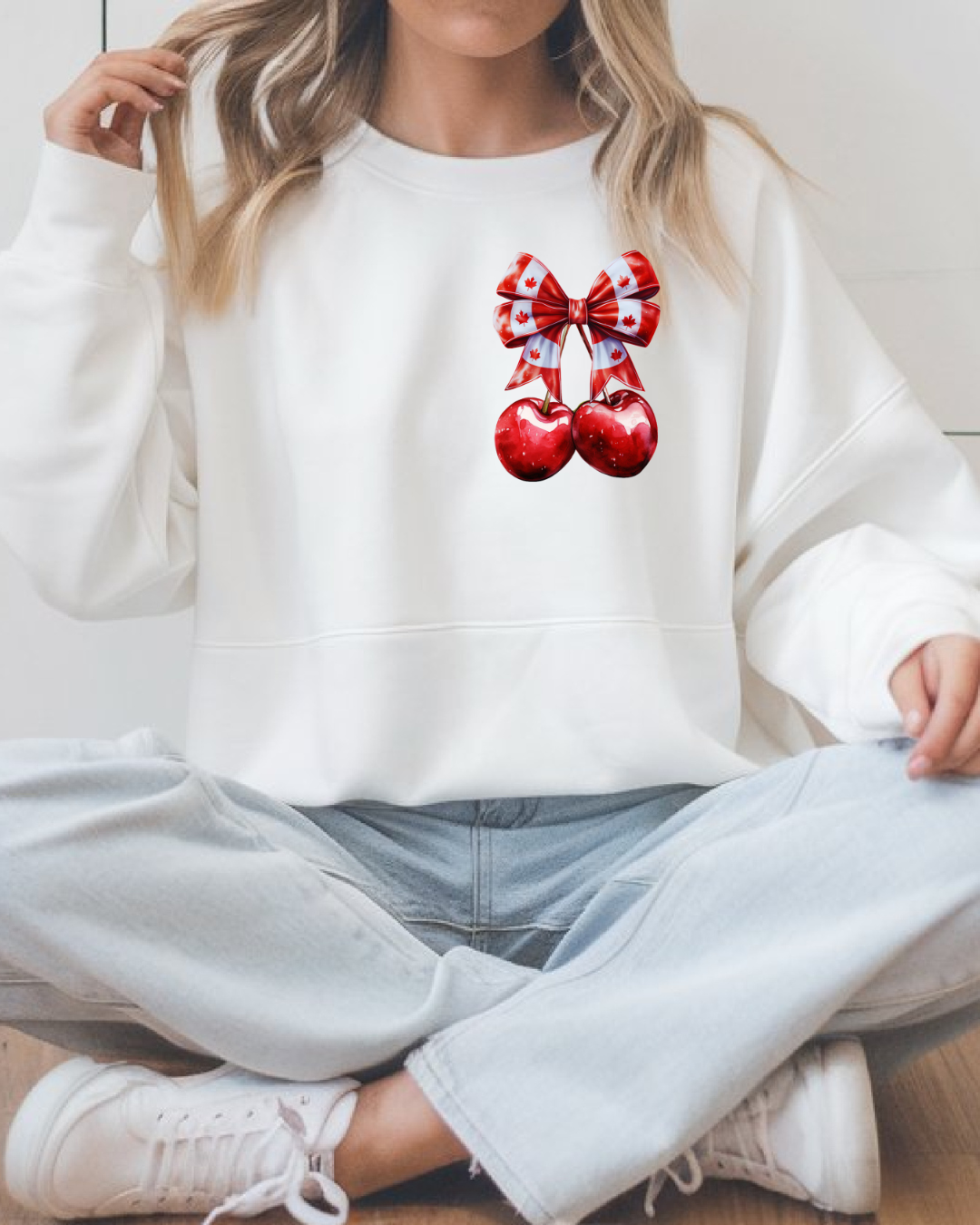 🇨🇦 Canadian Pride Bow Sweatshirt