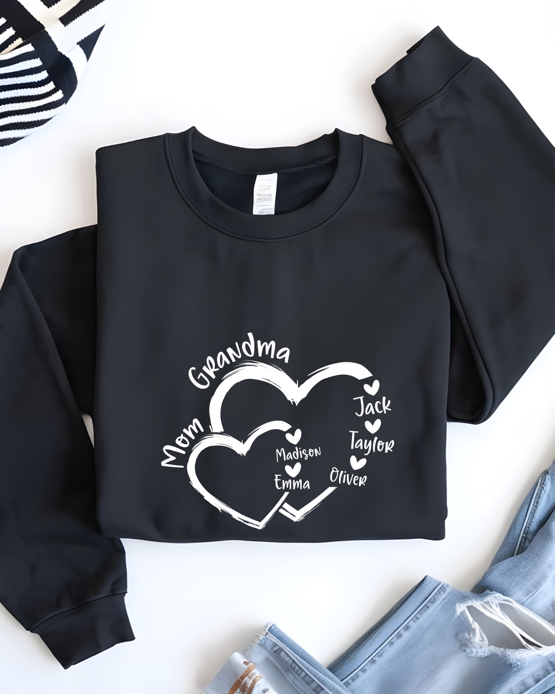 💖 Custom Grandma & Mama Shirt