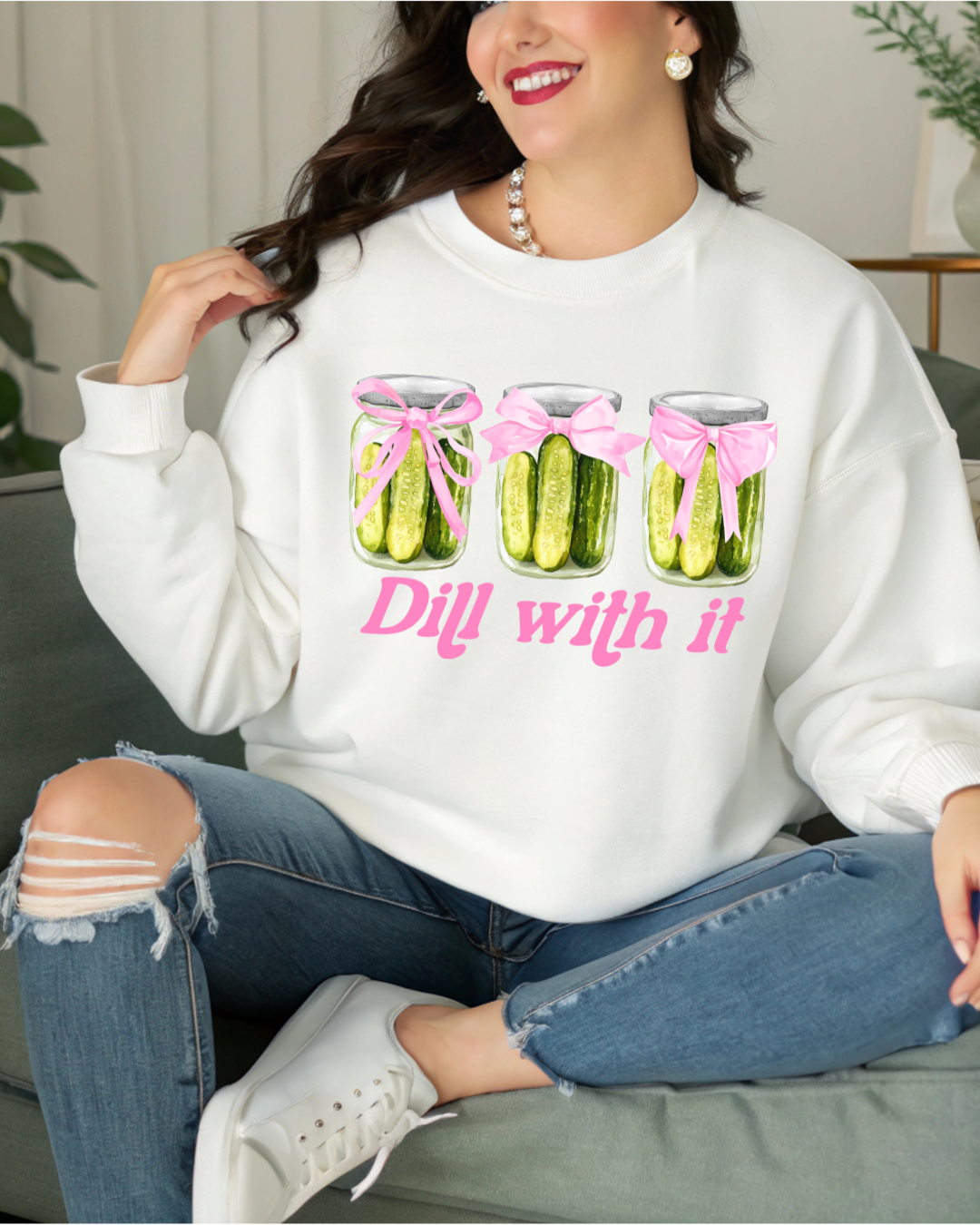 🥒 Just Dill With It Sweatshirt