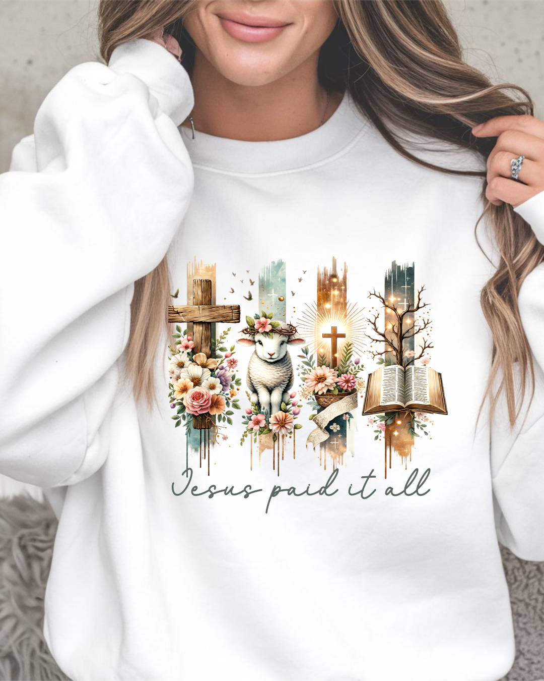 ✝️ Jesus Paid It All Sweatshirt