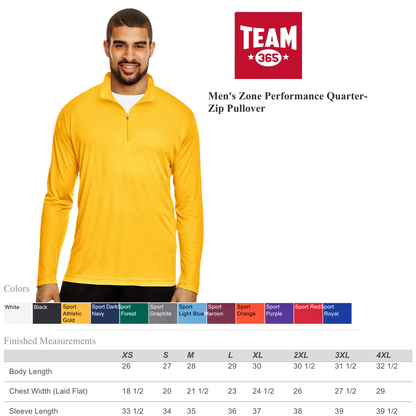 Men’s Athletic Lightweight Performance Quarter Zip