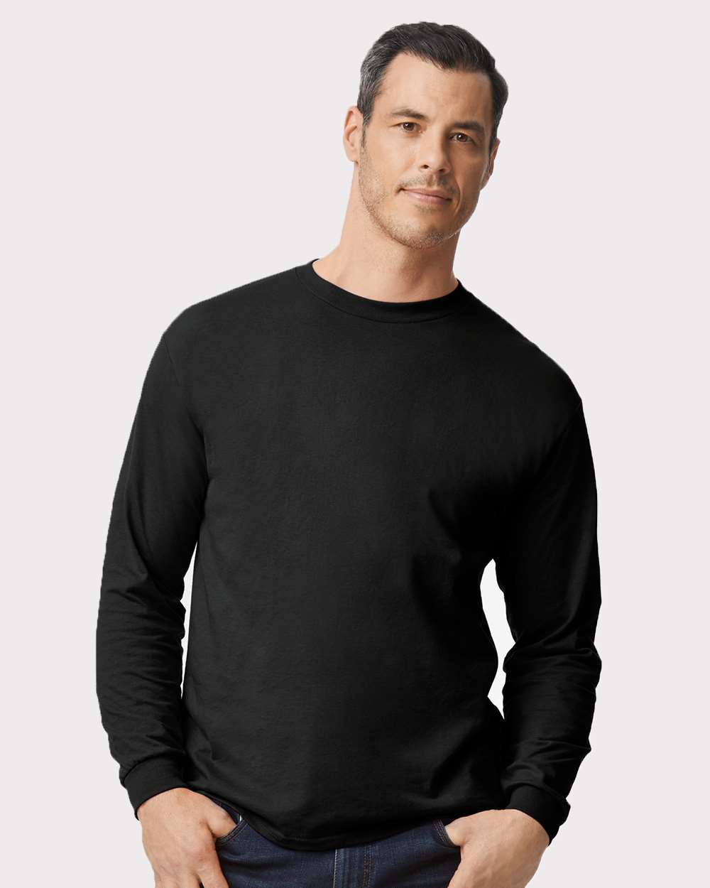 Gildan DryBlend Long Sleeve Tee Smooth Fit & High-Quality