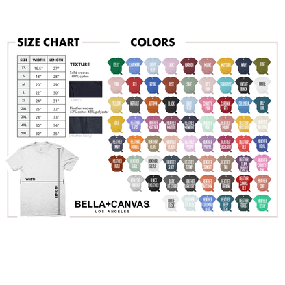 Unisex Jersey Tee – Bella + Canvas Soft Airlume Cotton