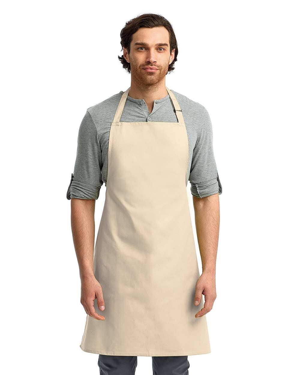 Recycled Cotton Blend Apron for Custom Logos & Uniforms