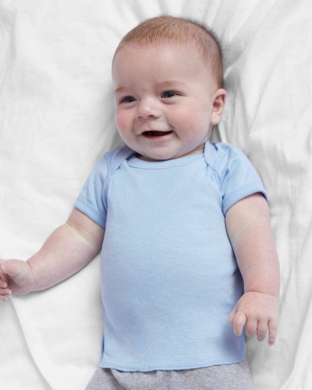 Rabbit Skins Premium Infant Baby Rib Tee Lightweight Cotton
