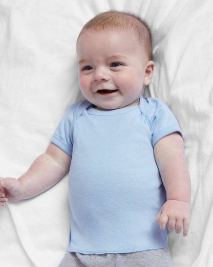 Rabbit Skins Premium Infant Baby Rib Tee Lightweight Cotton