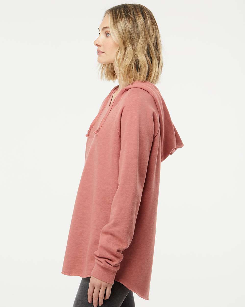 Women’s California Wave Wash Hoodie  Lightweight Relaxed Fit