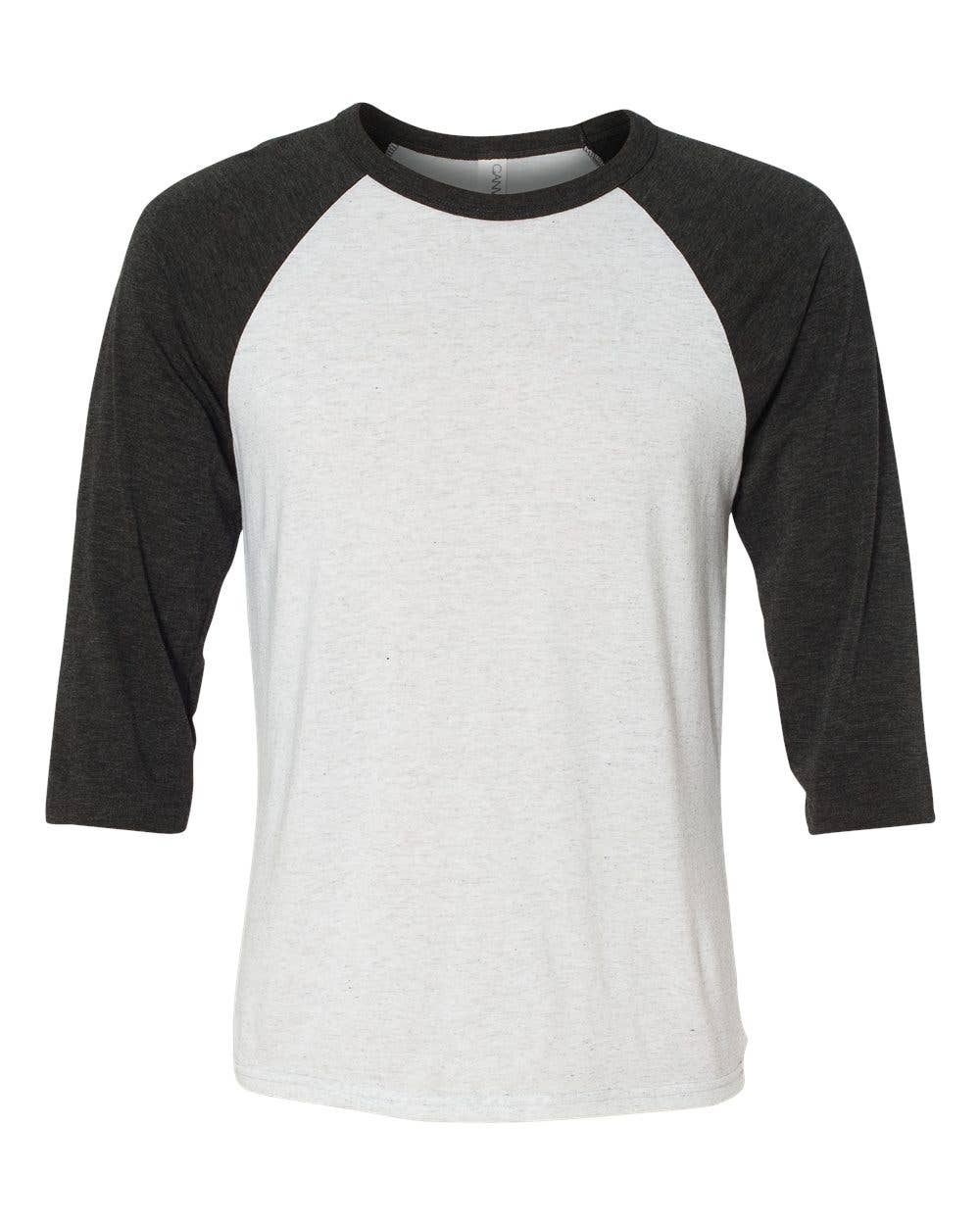 BELLA + CANVAS Unisex 3/4 Sleeve Baseball Tee – Lightweight