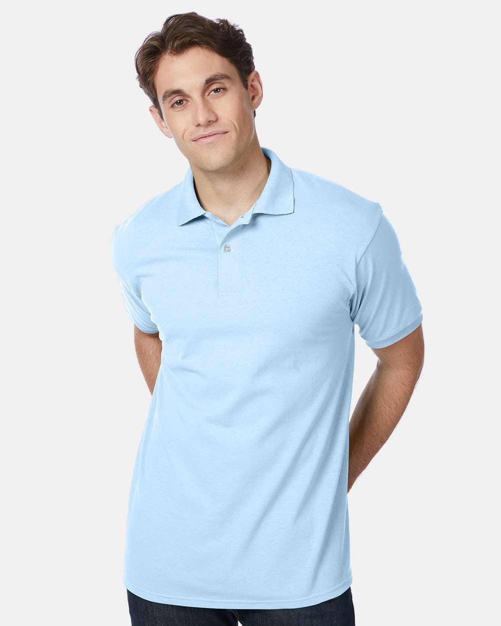 Hanes EcoSmart Polo Shirt | Cotton-Poly Jersey | Classic Fit