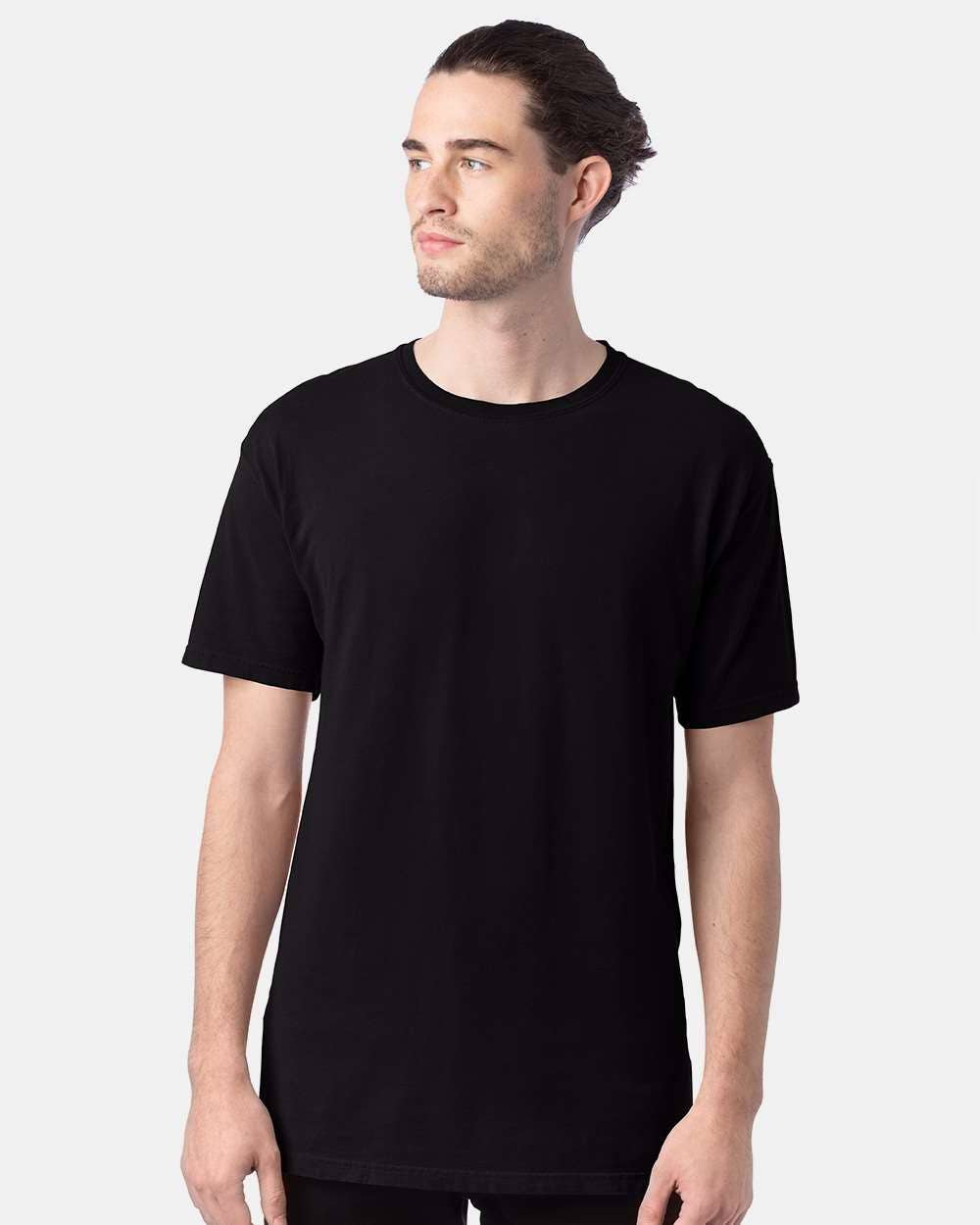Hanes Comfort Wash Men’s Tee 100% Cotton | Dyed Vintage Feel