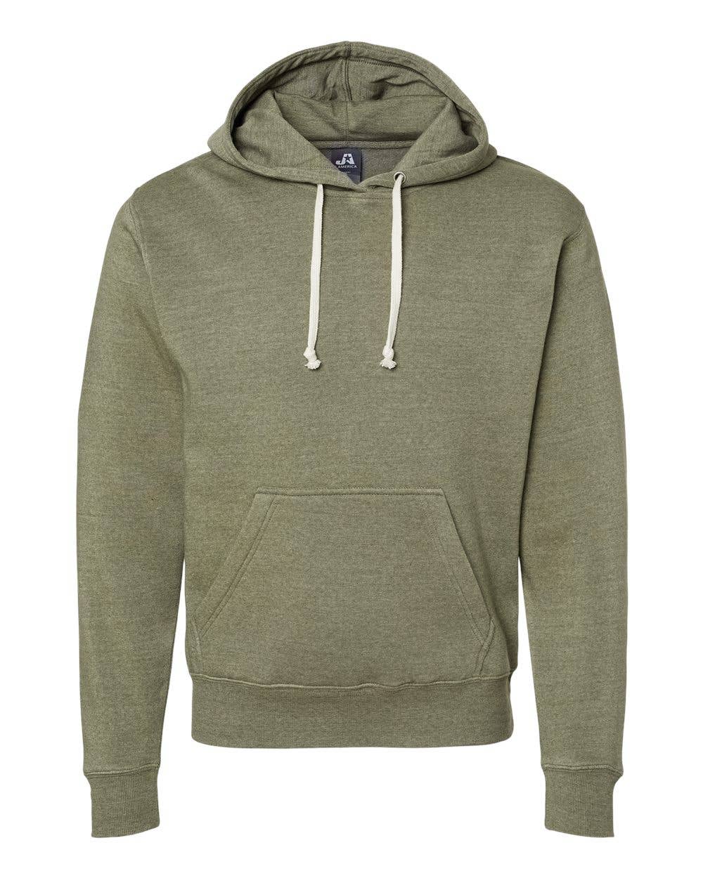 Men’s J. America Relaxed Fit Soft Triblend Fleece Hoodie
