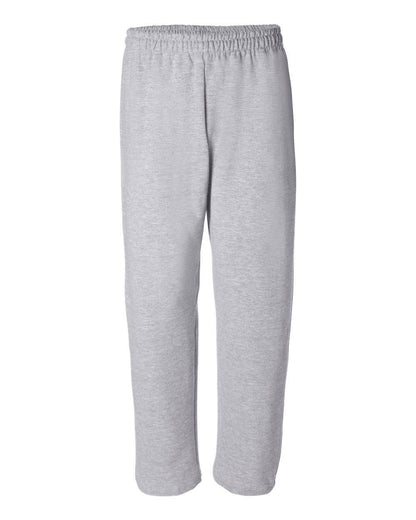 Gildan Unisex Open Bottom Sweatpants Relaxed Fit Fleece Pant