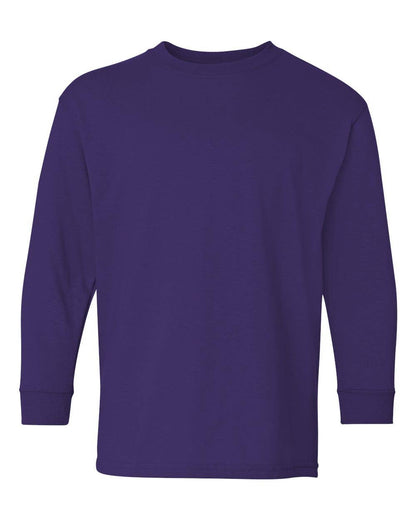 Youth Heavy Cotton Long Sleeve Tee | Soft Durable Comfort