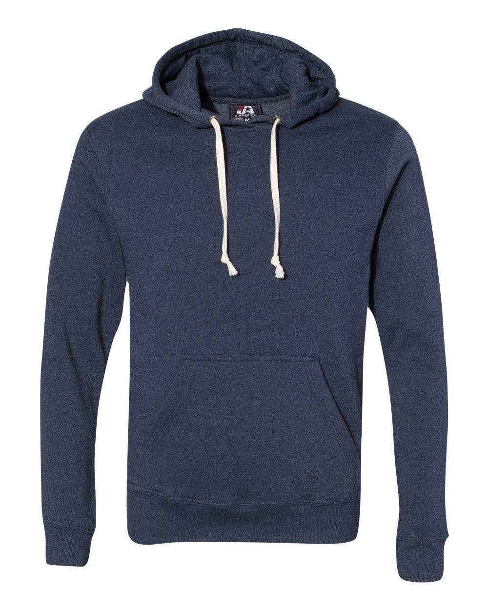 Men’s J. America Relaxed Fit Soft Triblend Fleece Hoodie