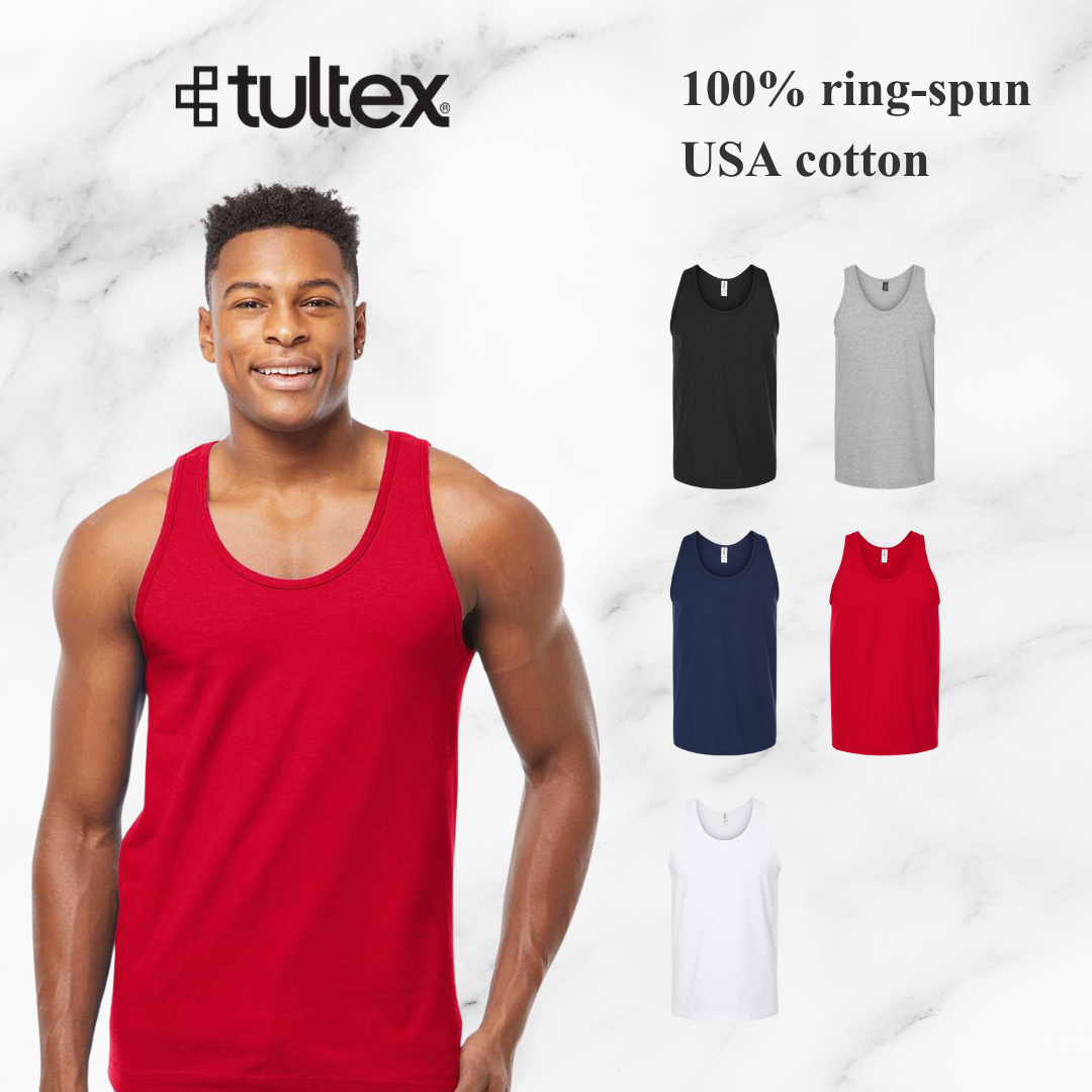 Tultex Unisex Fine Jersey Tank – Lightweight Premium Cotton
