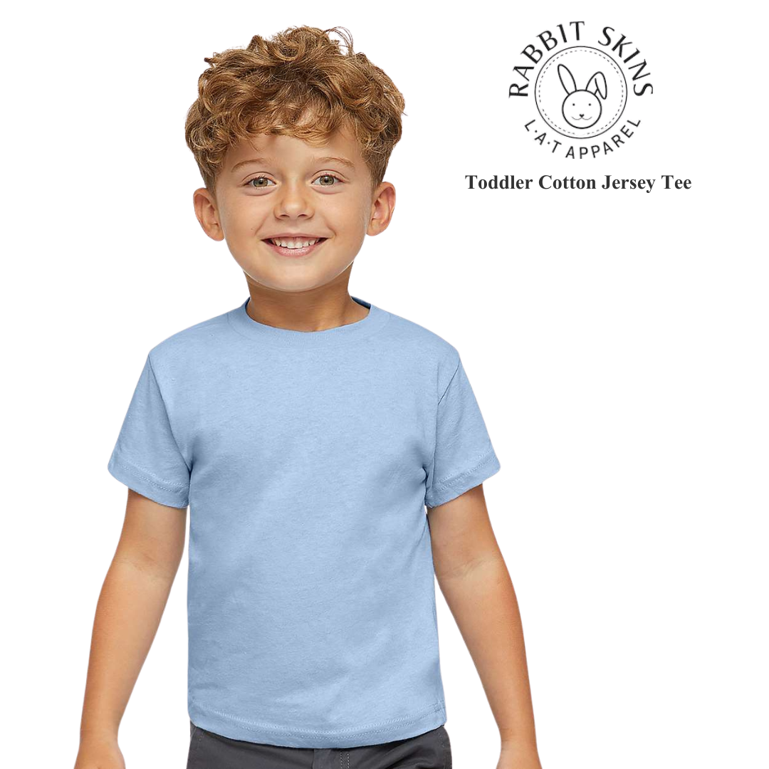 Rabbit Skins Toddler Cotton Jersey Tee (2T–4T) – Classic Fit