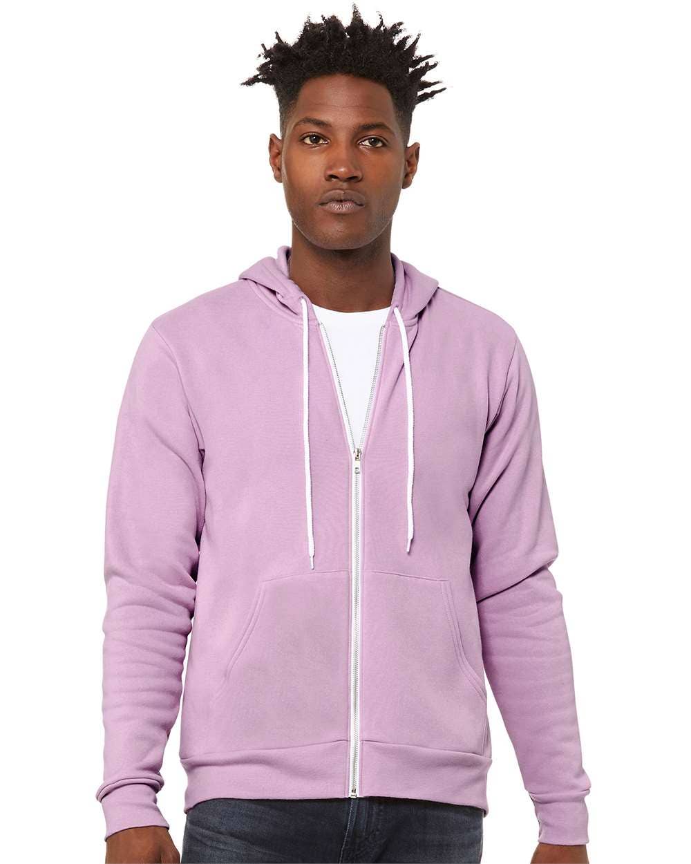 Unisex Sponge Fleece Full-Zip Hoodie | Comfort Soft Cotton