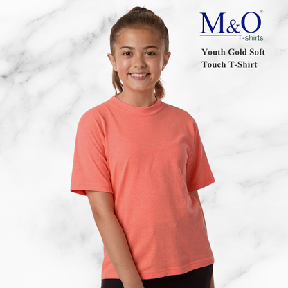 Kids Gold Soft Touch Tee – Lightweight & Durable Fit