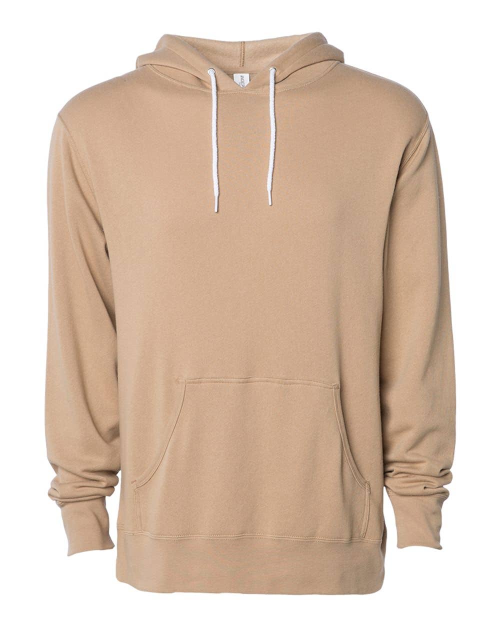 Unisex Lightweight Hoodie – Ring-Spun Cotton Blend