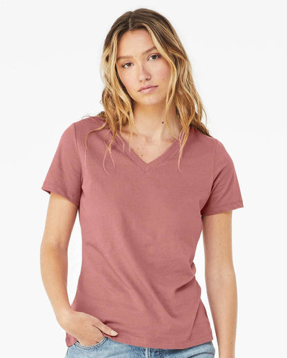 BELLA + CANVAS Women’s Relaxed V-Neck Tee – Lightweight Tee