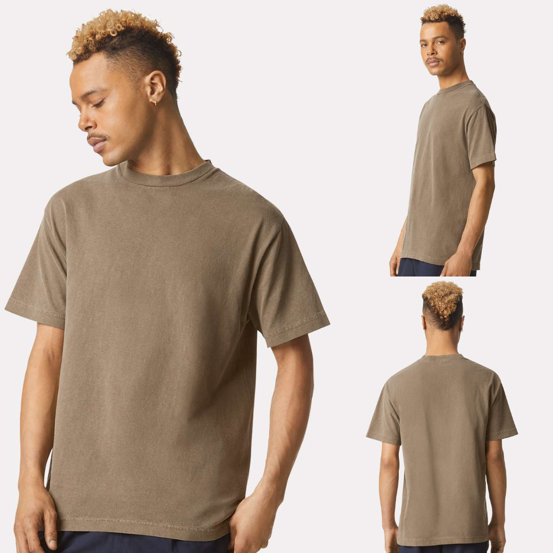 American Apparel Heavyweight Tee | Garment-Dyed Vintage Wash