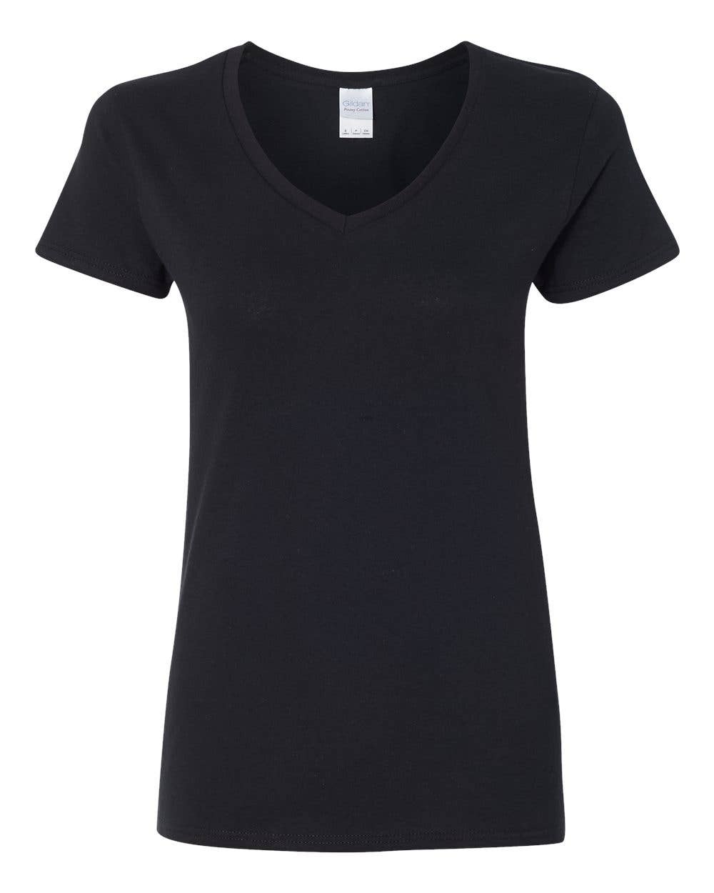 Gildan 5V00L Women’s Heavy Cotton Semi-Fitted V-Neck T-Shirt
