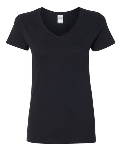 Gildan 5V00L Women’s Heavy Cotton Semi-Fitted V-Neck T-Shirt