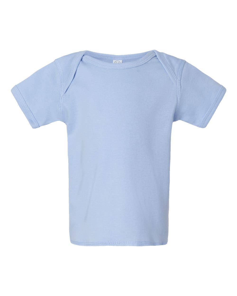 Rabbit Skins Premium Infant Baby Rib Tee Lightweight Cotton