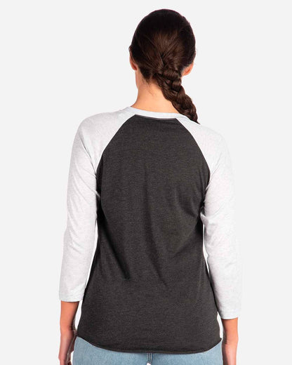 Next Level Unisex Everyday Unisex 3/4 Sleeve Raglan Tee