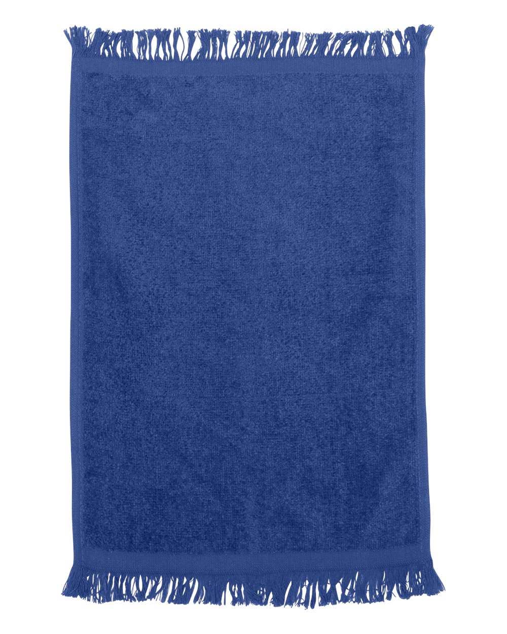 Q-Tees Fringed Fingertip Towel – 11” x 18” Cotton Towel