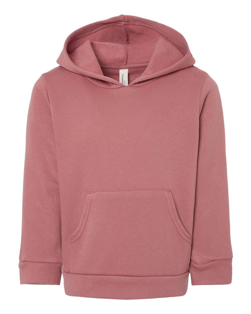 BELLA + CANVAS Toddler Sponge Fleece Hoodie Sweatshirt