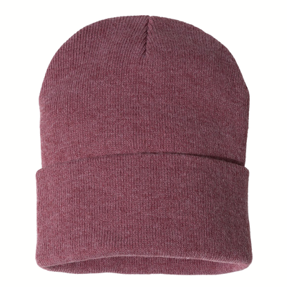 Premium 12” Cuffed Knit Beanie – Warm, Soft & Unisex Winter