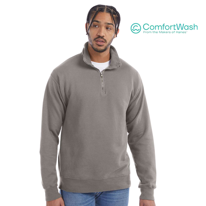 ComfortWash Quarter-Zip Pullover | Premium Garment-Dyed Flee