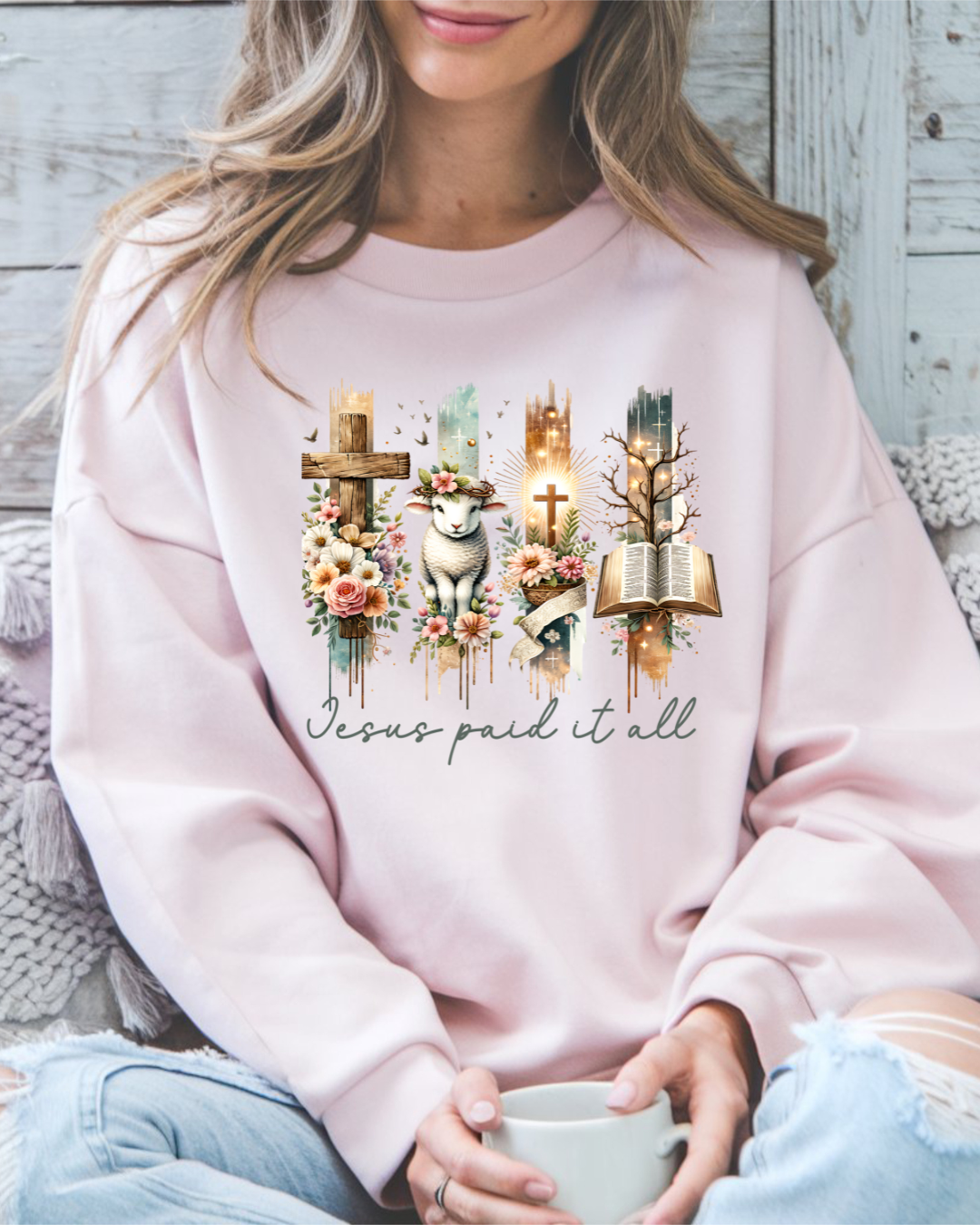 ✝️ Jesus Paid It All Sweatshirt