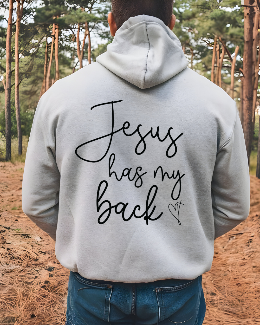Jesus Has My Back Hoodie